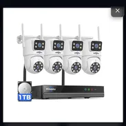 Sistema de Cámaras de Seguridad Hiseeu WiFi Pro 5G/2.4G – Cámaras Dual Lens PTZ 360° - Img 56783563