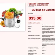 FREIDORA DE ACEITE CON CANASTA ESCURRIDORA VPT#-0139 - Img 55220212
