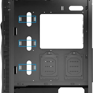Montech x3 chasis rgb con 6 fanes y lateral de cristal new52815418 - Img 100635474
