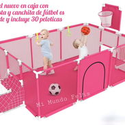 Corrales grandes, con pelotas.☝️  Con porteria y canasta 100usd🔺️ - Img 55638861