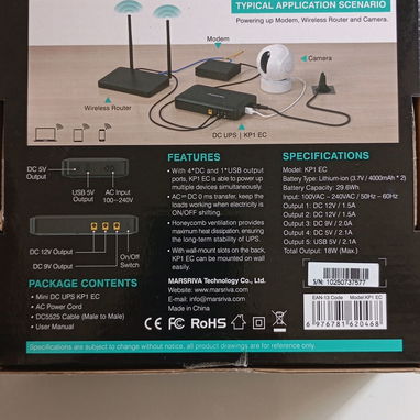 Mini UPS para router - 2/2