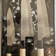 JGO. DE CUCHILLOS PROFESIONAL TENSYU PARA CHEFS PROFESIONALES. FABRICADOS EN JAPÓN. A ESTRENAR. - Img 52378247