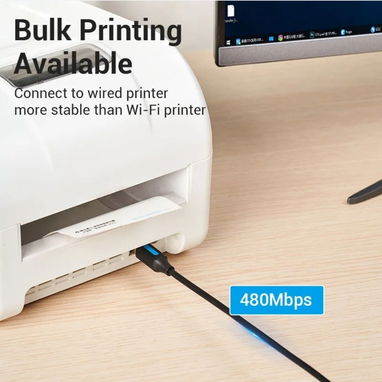 🖨️ Cable Vention USB-C a USB 2.0 Tipo B para Impresora 🌐 - Img 126074249