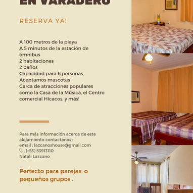 Casa de alquiler vacacional en el centro de Varadero. - Img 112058862