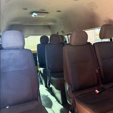 Minibús Foton de 19 plazas para ciudad, autobús escolar diésel con motor Cummins y techo alto - 3/5