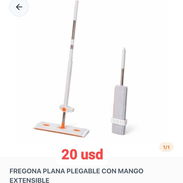 ‼️Fregona plana plegable con mango extensible, factura de compra ‼️ - Img 54934161