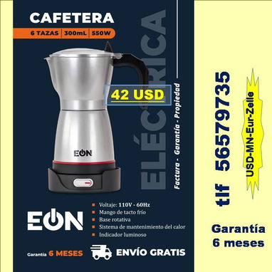 FG-CAFETERAS ELECTRICAS (Varios colores) 3-6 tazas..56579735/(USD-MN-Eur-Zelle)/Envio Gratis - Img 125556667