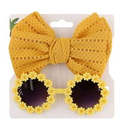 🌸 Kit Gafas + Lazo Niña – Amarillo – 6 USD ¡Mejores precios y calidad conmigo! - Img 56932394