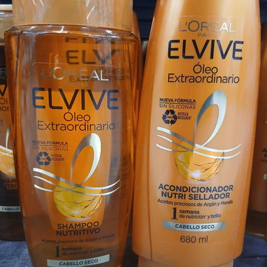 Shampoo Loreal Elvive y acondicionador de 680 ml cada uno - Img 122417529