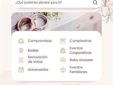 Organización de Eventos/Wedding Planner Cuba | Anuncios-cu - Img 54132250