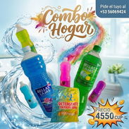 ​🌟 ¡COMBO HOGAR LIMPIO! 🌟- Detergente líquido y en polvo, desengrasante, desincrustante, suavizante y ambientador. - Img 56082383