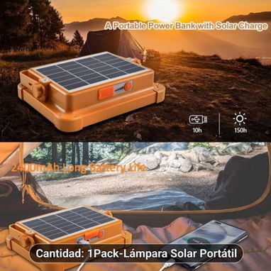 Lámpara solar potente de 2400 maph - Img 123345175