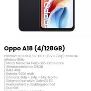 Oppo A18 (4/128GB). Incluye cable y cargador. Nuevo con garantía - Img 53588622