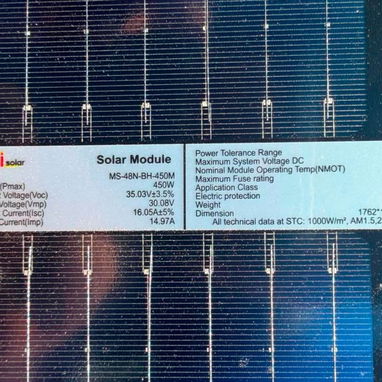 🔸Panel solar bifacial Messi 450w🔸 - 2/2