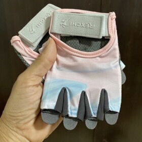 Guantes para ejercicios, medio dedos, super acolchados con agarre de goma. Nuevos - Img 99354808