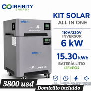 ‼️REBAJA‼️ Kit infinisolar de 6kw con 15kw y paneles de 600w y 620w - Img 57290793