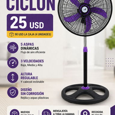 VENTILADORES DE PIE 25 USD - 90 USD la caja - 2/3