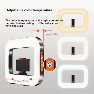 馃摓53884600.馃巼Kit de Luz LED con Estabilizador y Soporte para Smartphone 馃巼 Mensajer铆a disponible.馃毚 - Img 121100700