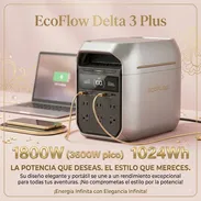 EcoFlow DELTA 3 Plus con 1024Wh, 1800W - Pico 3600W, Carga Rápida y Batería LiFePO Estación de Energía - Img 56904538