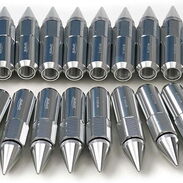 tuercas/clanes de llantas M12 x 1.5, cromadas, montadas en aluminio, tuerca extendida en forma de espina de 90 mm - Img 42813364