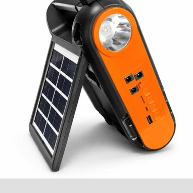 Radio con panel solar , linterna - Img 123676896