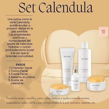 🌼 Línea de Caléndula (Todas las edades - Piel Sensible): Un abrazo calmante para pieles delicadas o con rosácea. - Img 122818256
