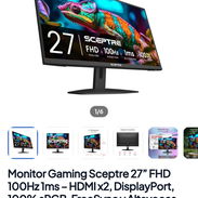 Monitos SCEPTRE Gaming 100hz 27" FullHD nuevos en su caja bocinas integradas - Img 56722908