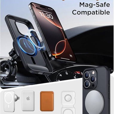 🪷Temdan Funda Magnética para iPhone 16 Pro Max – Translúcida Mate🪷 - 4/6