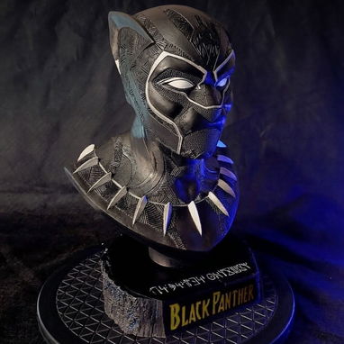 🖤 ¡JOYA DE COLECCIÓN: BUSTO DE BLACK PANTHER ÚNICO! 🐾🔥 A LA VENTA EN LA HABANA, CUBA📍 - 2/3