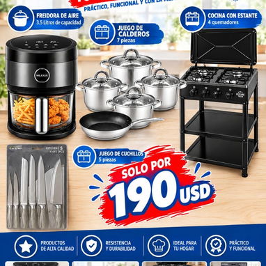 Venta de electrodomésticos y combos - 3/10