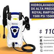 Hidrolavadora marca Royal de alta presión - Img 55602181
