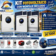☀️ KIT SOLAR FOTOVOLTAICO NIKA SOLAR ☀️ ¡Solución Llave en Mano para Tu Hogar o Negocio! 🏡🏢 ✨ CONFIGURACIÓN AMPLIADA ( - Img 58253330