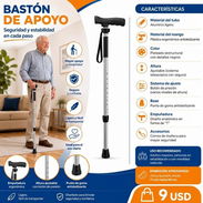 Bastón De Apoyo Con Altura Ajustable - Img 55996367