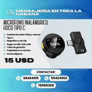 Hoco – Micrófono Inalámbrico L21 Tipo de conector: Tipo C Garantía: 7 Días Precio: 15$ - Img 57078353