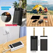 POWER BANK 59800MAH. Linterna y Carga solar - Img 57893841