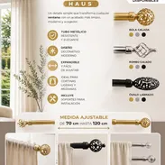 Cortinero decorativo de 70 a 120 cm (CV) - Img 55395741