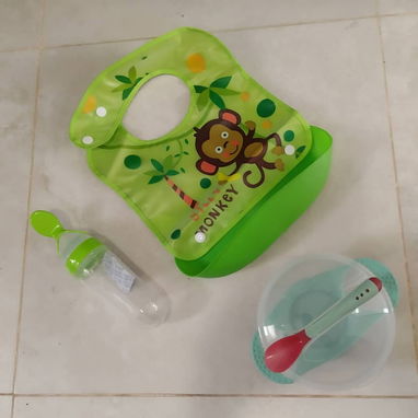 Juego de comer de bebe varios colores - 4/4