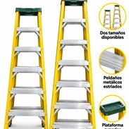 Escalera de tijera, fibra de vidrio - Img 58247350