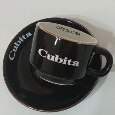 6 TASAS GRANDES CUBITA, CON SUS PLATOS. NUEVAS EN SU CAJA. - Img 112756629