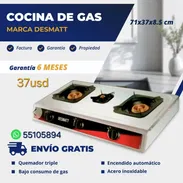 Cocina de gas 3 hornillas - Img 54608225