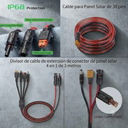 ~Cable para panel originales de 10 metros calibre10 conector (xt60i) y (mc4) ip68 - 100 USD ~Divisor de cable de extens - Img 57597053