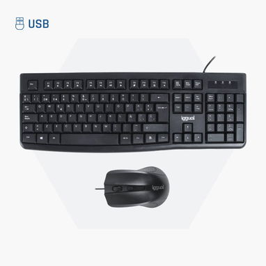 Combo Teclado + Mouse (Inalambrico+ Alámbrico) - Img 126202930