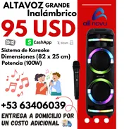 Altavoz Grande Inalámbrico - Img 55157746