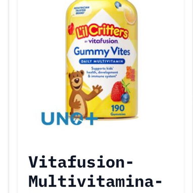 Vitaminas disponibles para niñas y niños ‼️ - Img 123068838