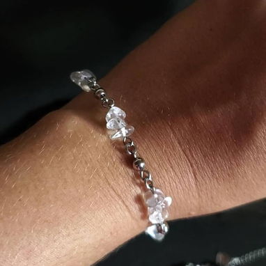 Manillas de piedras semipreciosas: Amatista, Cuarzo Rosa, Aventurina, Cuarzo Cristal, etc... - 2/5