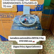 Lavadora automática Royal 9kg agua fría y caliente 270 usd con mensajería - Img 55244010