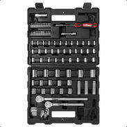 (X) Juego de Cubos Hyper Tough Conjunto de Enchufes de 107 Piezas (1/4, 3/8 y 1/2 pulgadas) - Img 56742995