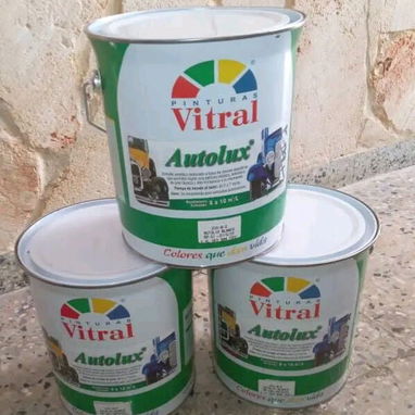 Pinturas Autolux, negro, blanco, azul metal oscuro, carmelita metálico, verde metálico, azul metálico claro - Img 108376430