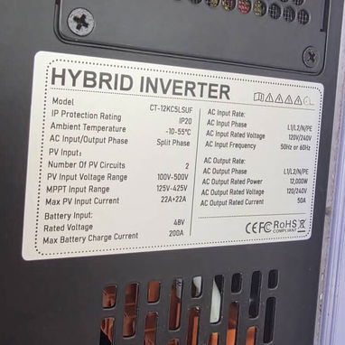 Inversor híbrido Sunpal 12kw  110 y 220v Shane noe - 2/2
