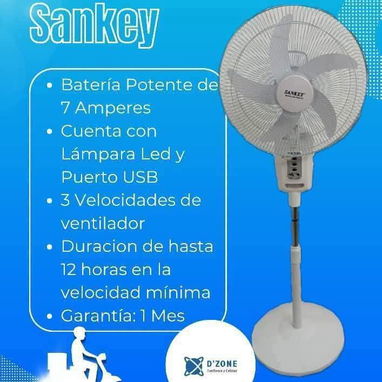 Ventiladores Recargables de Pedestal en venta - Img 124447429